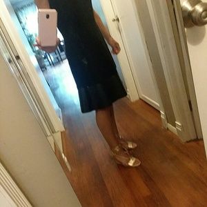 Anne Taylor Black A line dress